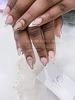 Pink nails